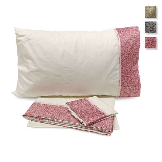 Completo lenzuola in cotone matrimoniale Renato Balestra 2 piazze Federica 4885