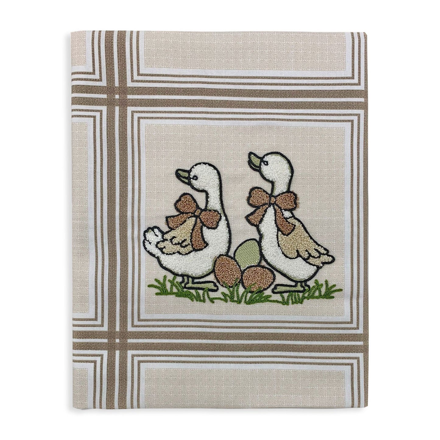 Tovaglia pasquale 6 posti Vingi con ricamo di Pasqua copritavolo in cotone 4939