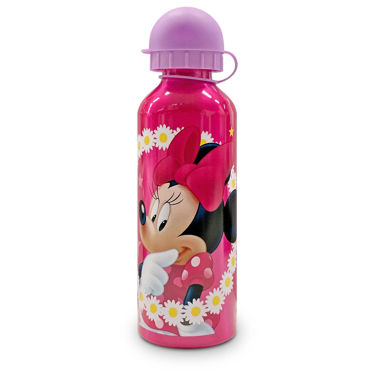 Borraccia bambini Disney Minnie Mouse bottiglia allumino e beccuccio 500ml 4964