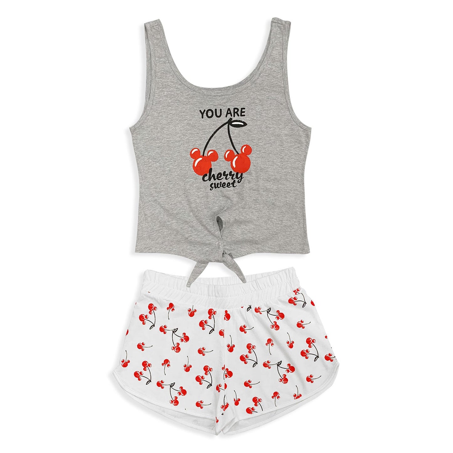 Pigiama corto donna Disney Mickey Mouse canotta e pantaloncino in cotone 4971