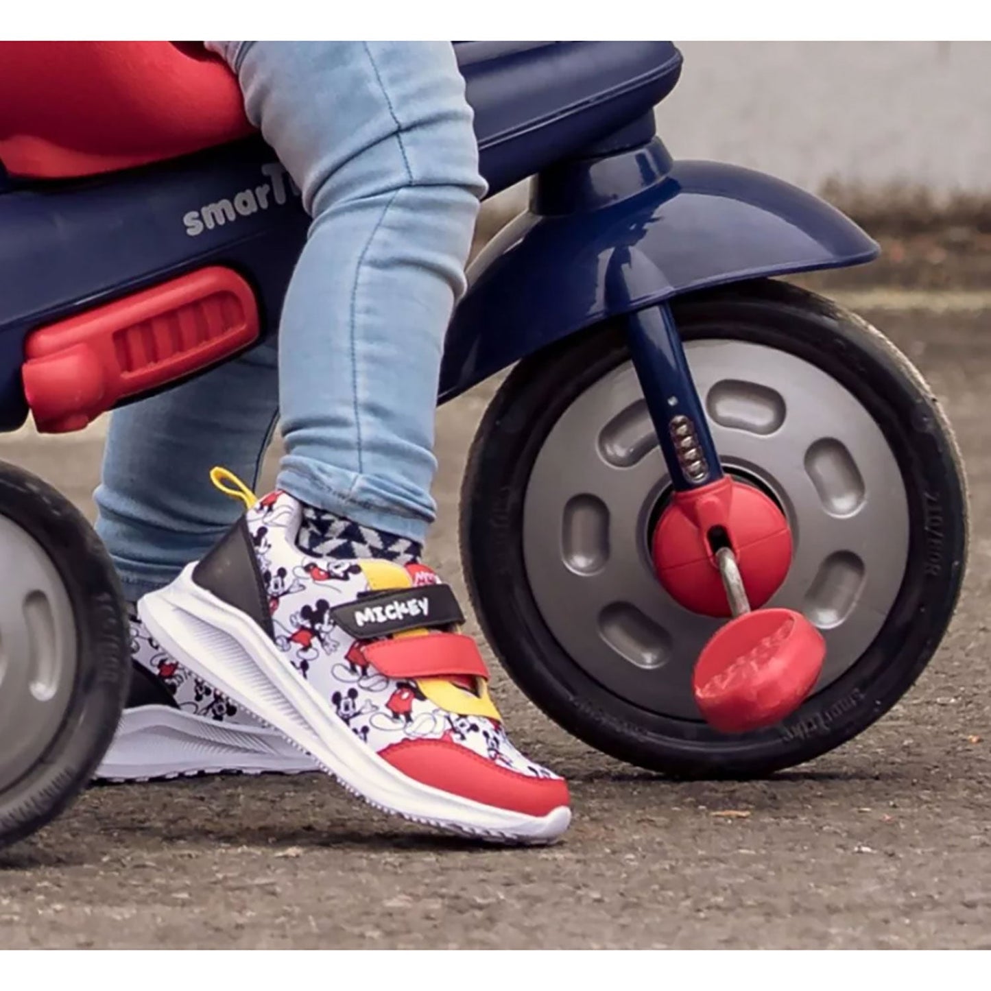 Scarpe Disney Mickey Mouse sneakers sportive a strappo bambino 4990