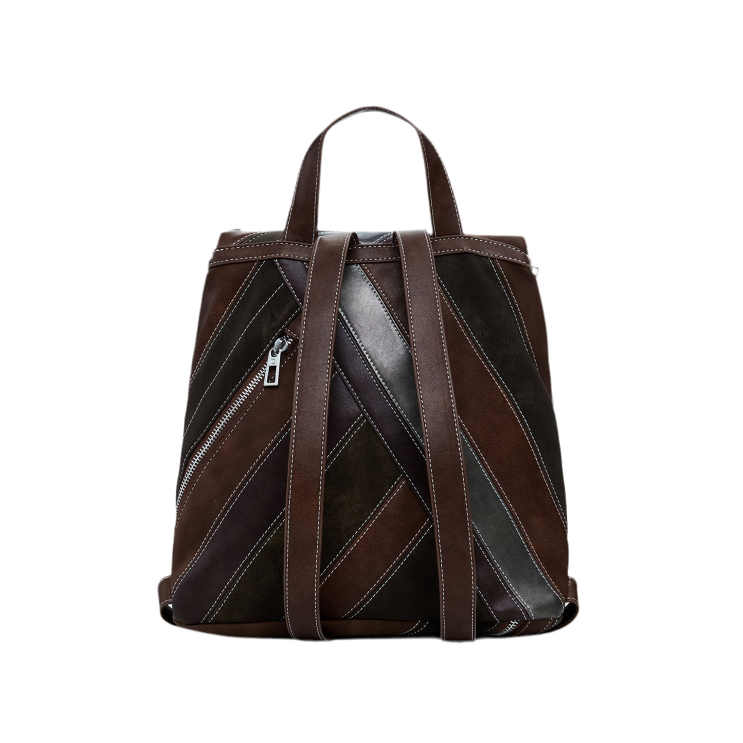 DESIGUAL Zaino Donna Marrone Fibonacci Hampton Mini