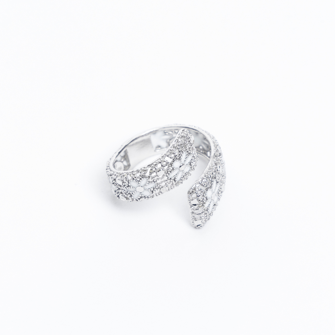 ANELLO IN ARGENTO REGOLABILE "DRAMA BABY"