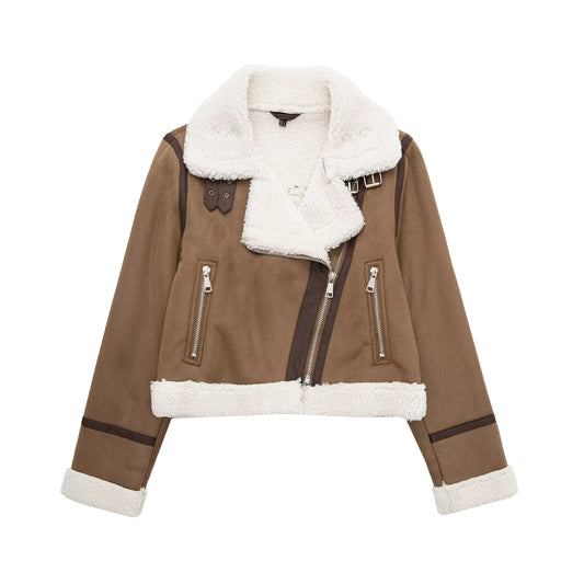 European And American Style Women's Versatile Double-sided Jacket
