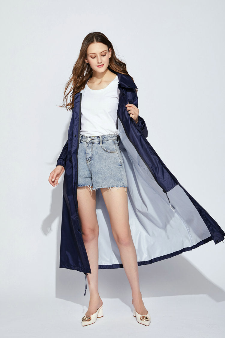 Rainproof Single Long Raincoat Coat And Trench Coat Poncho