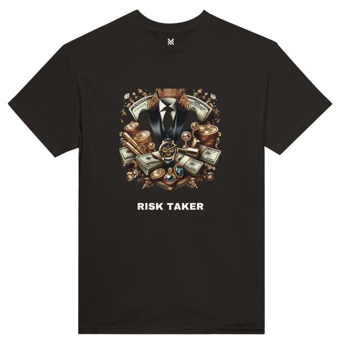 Digital Printing Casual Round Neck T-shirt