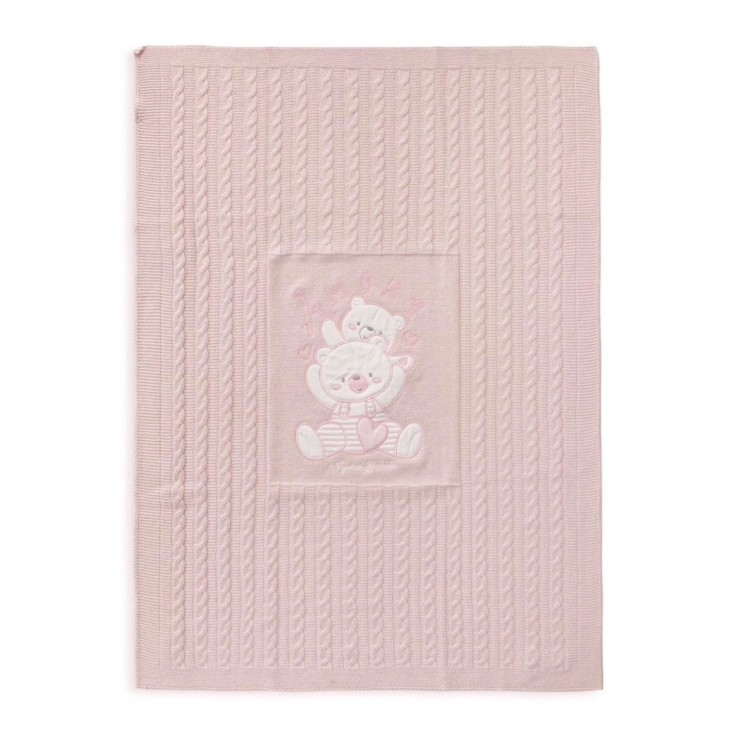 Copertina Neonato in filo Culla Carrozzina ricamata Nazareno Gabrielli 5001