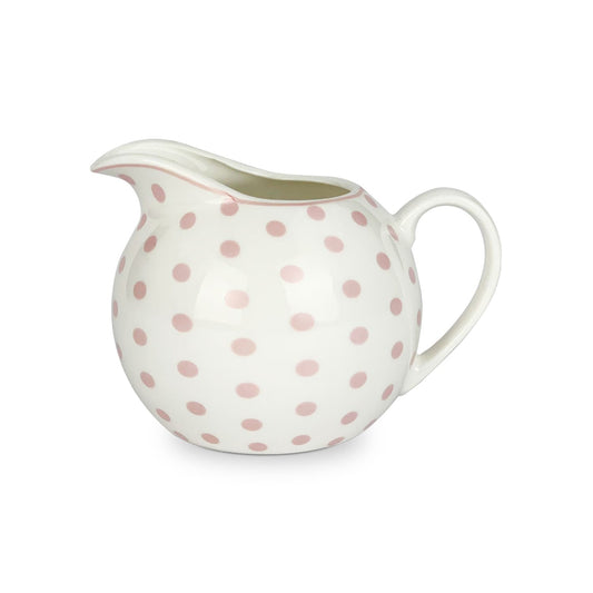 Lattiera in porcellana Isabelle Rose a pois brocca per latte bricco rotondo 5055