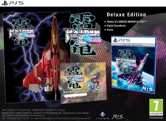 Raiden Iii X Mikado Maniax (Deluxe Edition) PS4 - PlayStation 4/5 Video Game Italian Version
