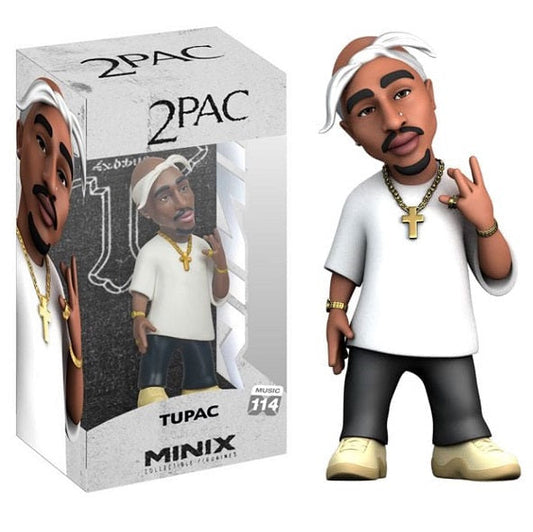 Minix Rap (Music 114) Tupac Shakur W/ Bandana Figure 2Pac 10cm