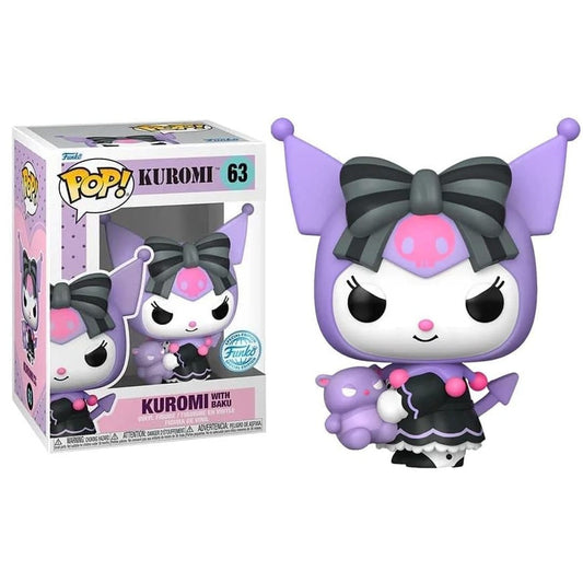Funko Pop ! Animation Sanrio - (63) Kuromi With Baku Special Edition 9cm