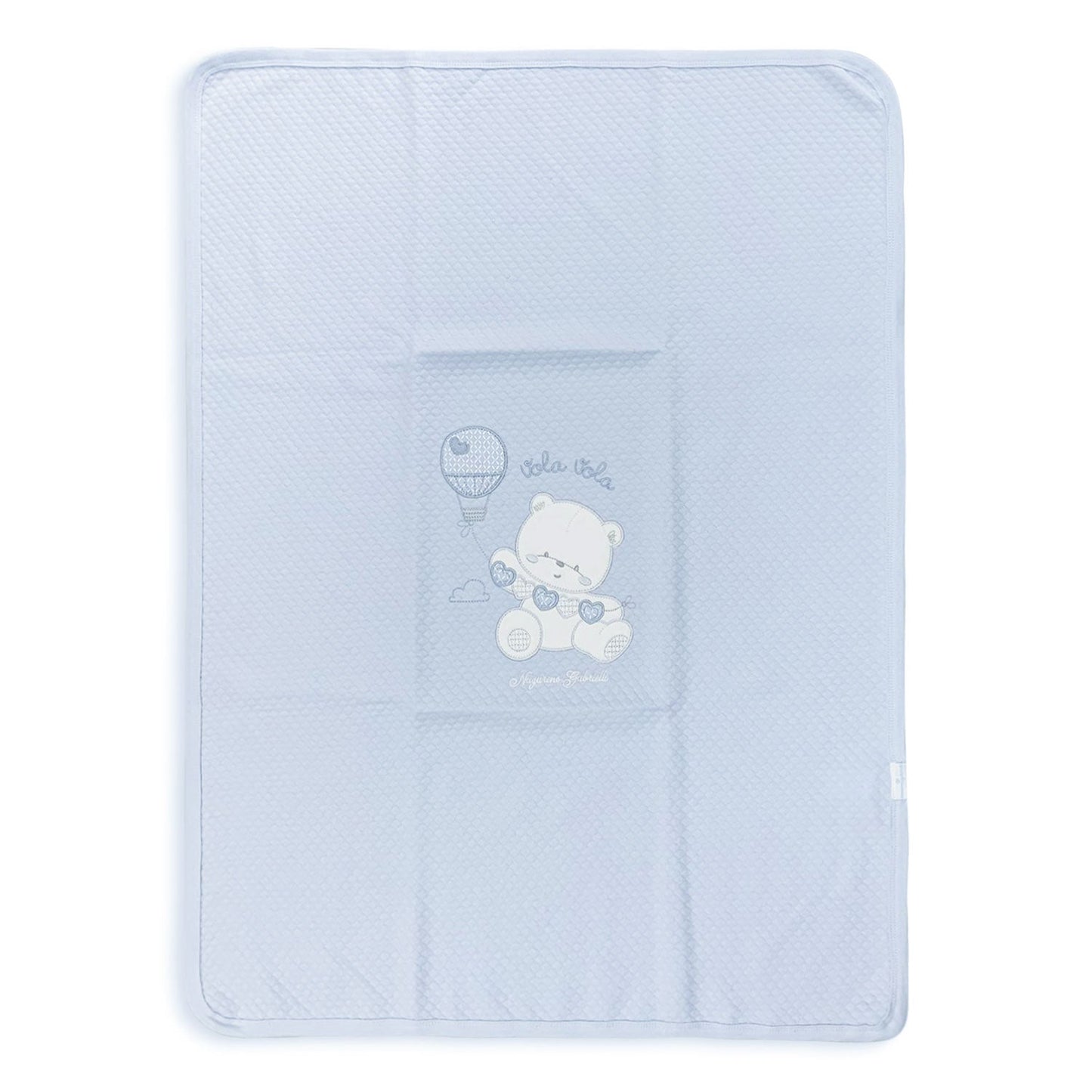 Copertina Neonato in cotone Culla Carrozzina ricamata Nazareno Gabrielli 5179