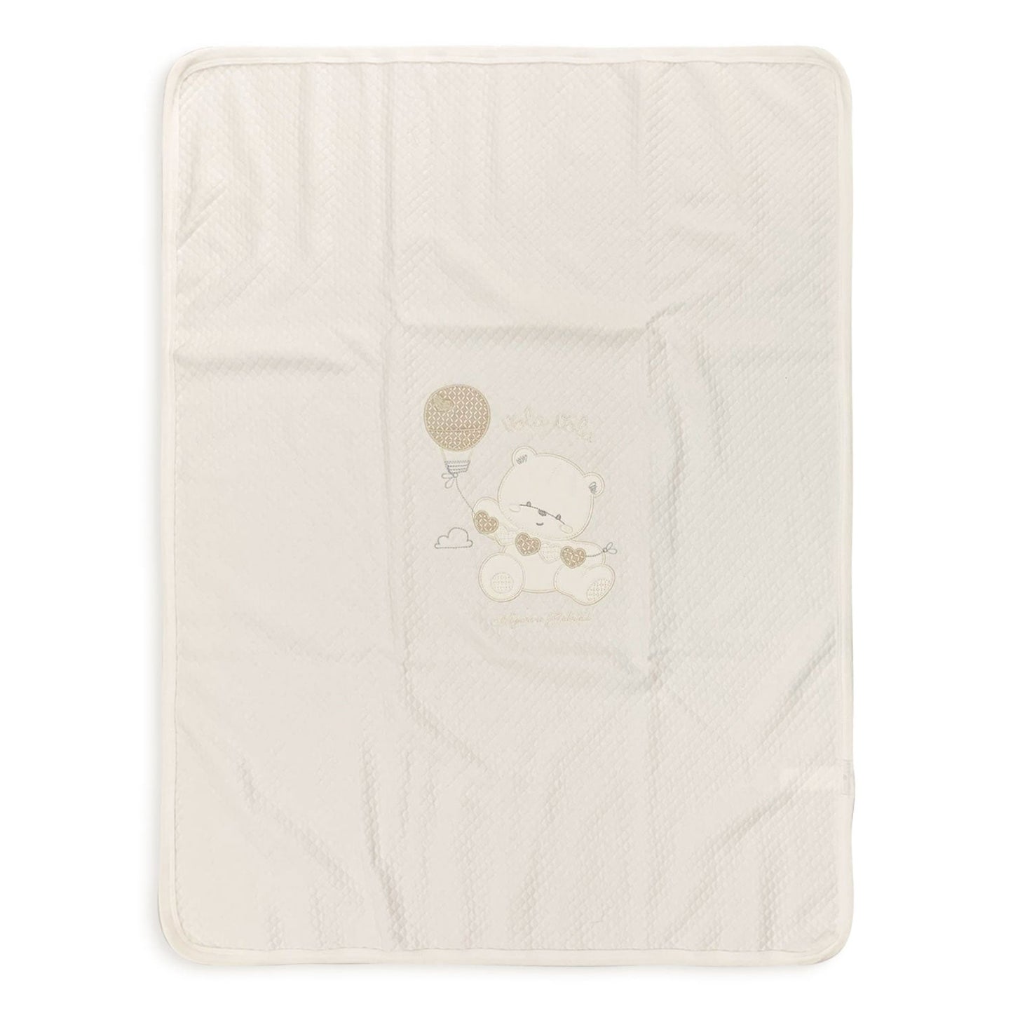 Copertina Neonato in cotone Culla Carrozzina ricamata Nazareno Gabrielli 5179