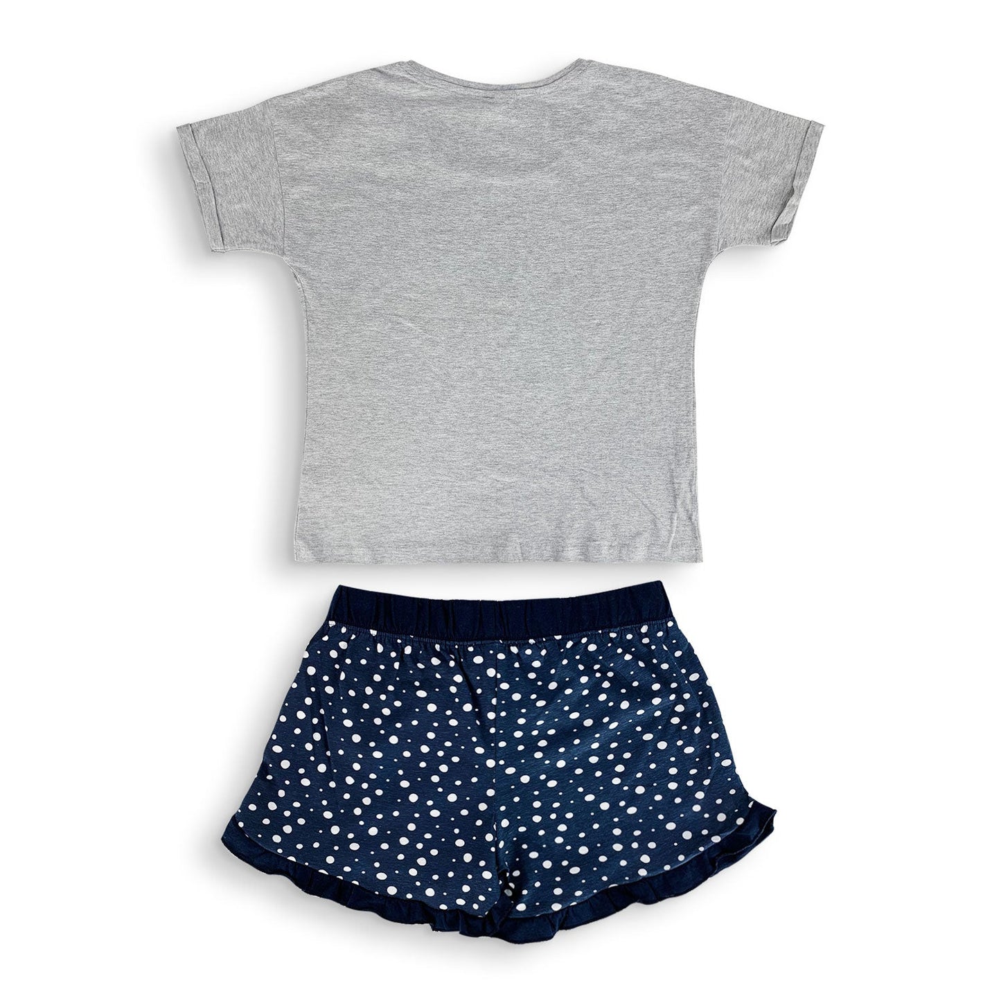 Pigiama corto donna Disney Minnie Mouse t-shirt e pantaloncino in cotone 5186