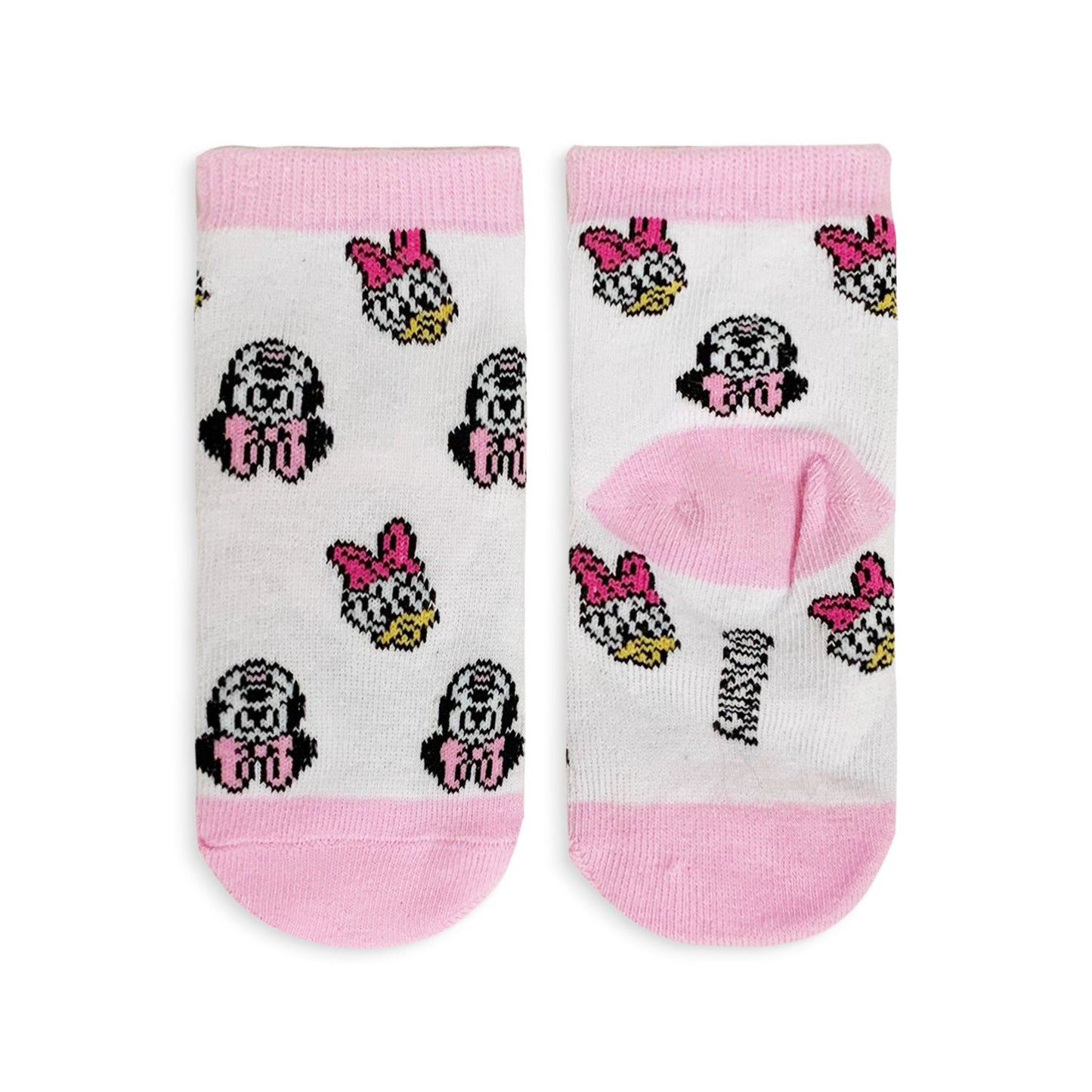 Calzini corti Disney Minnie Mouse 3 paia per neonato bimba in filato cotone 5196