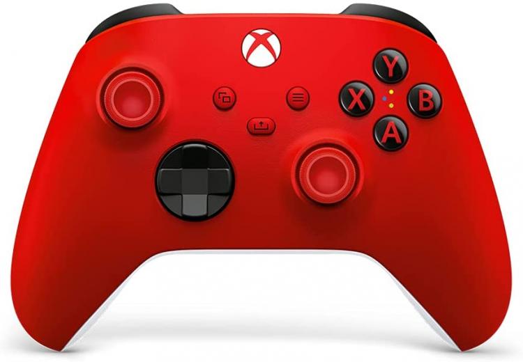 Controller Microsoft Xbox Serie X/S Pulse Red Pad Wireless One Rosso