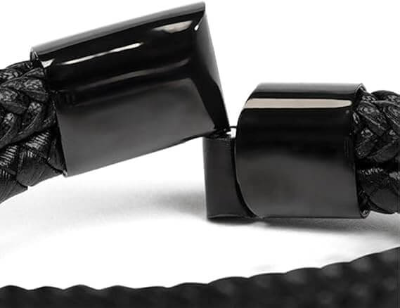 Bracciale Pelle Intrecciata - Motociclista