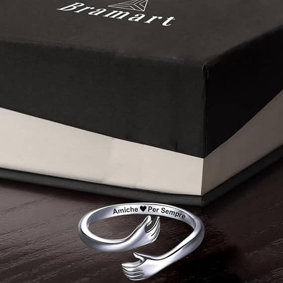 Anello da Donna in Argento Sterling 925 - Amiche per Sempre