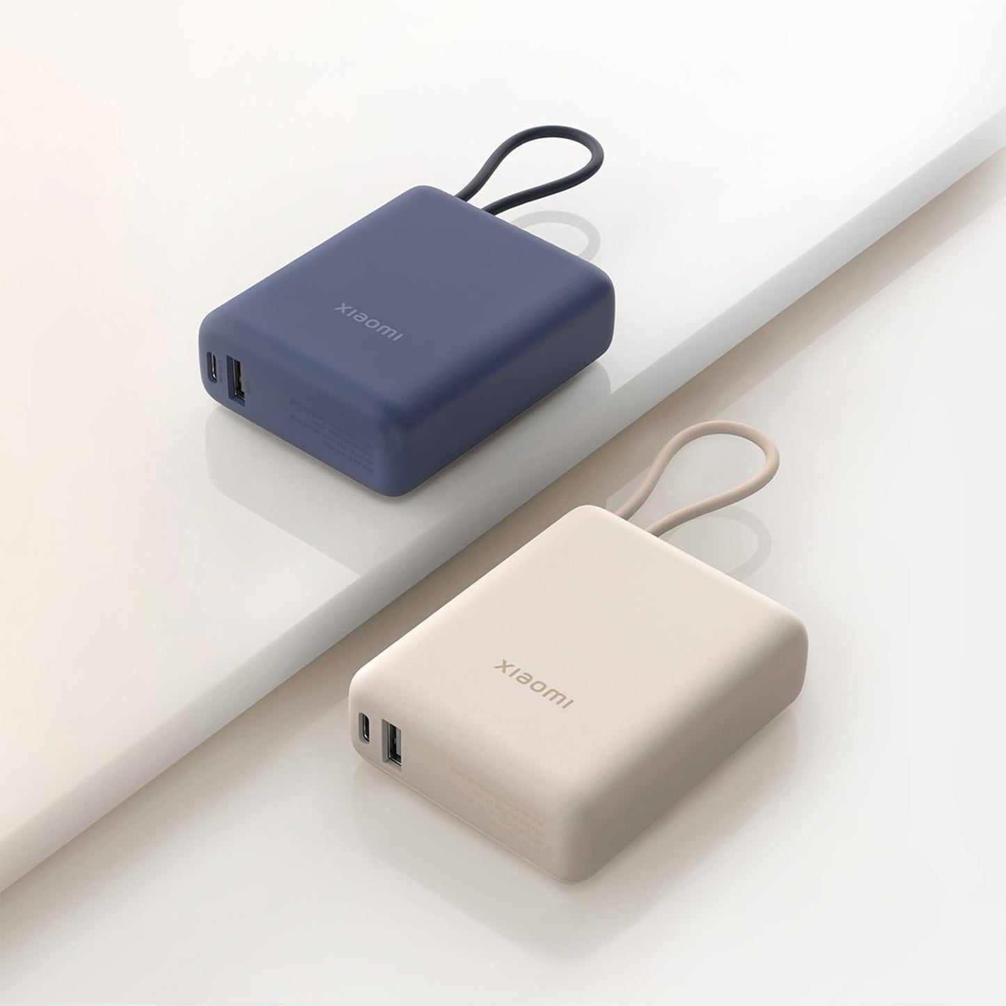 Xiaomi Powerbank 10000MAH 33W Cavo Integrato Usb-c Ricarica Rapida Iphone - Tan