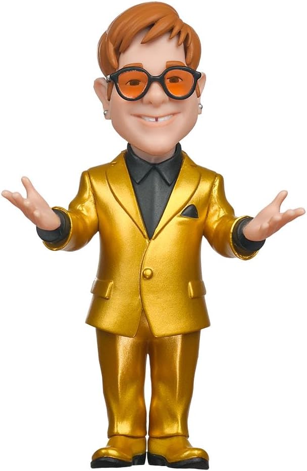 Minix - Elton John (Music 115) - Vinyl Figure Gold Suit Statua Collezione 12Cm