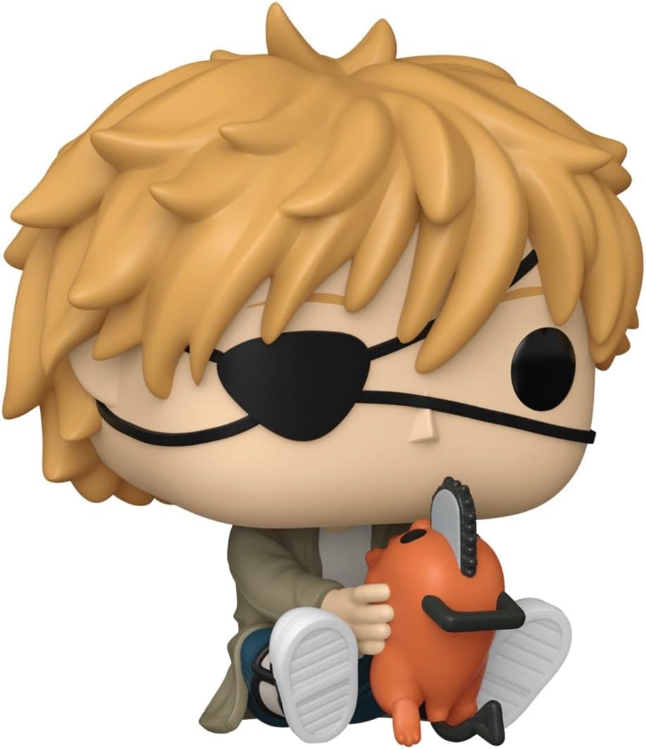 Funko Pop ! Animation - Chainsaw Man (1971) Denji WIth Pochita Vinyl Figure 9cm