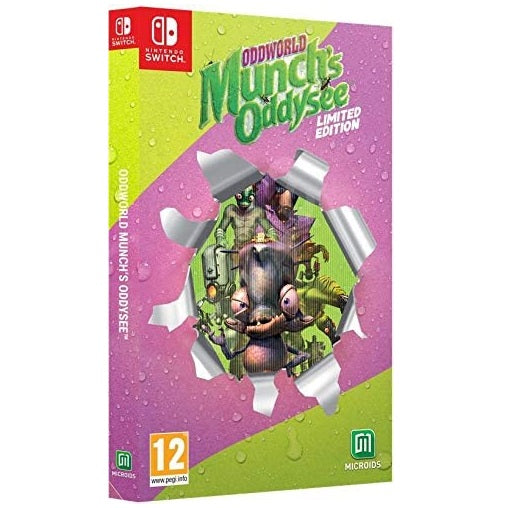 Oddworld Munch's Oddysee Limited Edition Nintendo Switch Game Italian EU New