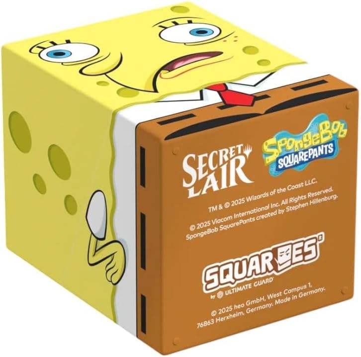 Squaroes Spongebob SB015 (iNteRnEt SEnsAtioN) Box Scatola Porta Mazzo Carte TCG