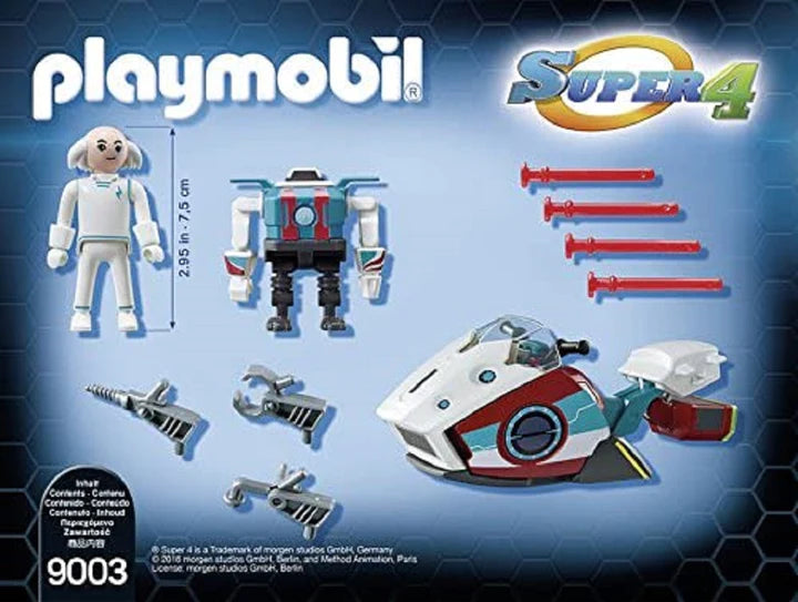 Playmobil 9003 - skyjet con dottor x e robot