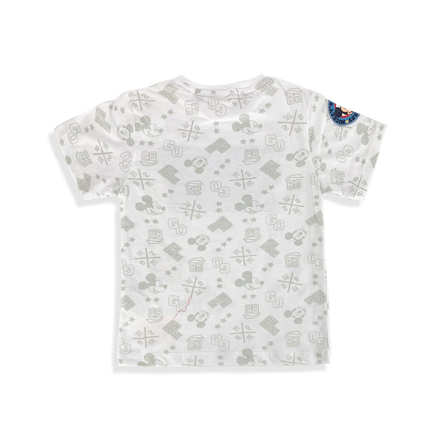 Maglia Disney Mickey Mouse t-shirt mezze maniche in cotone stampata bambino 5201