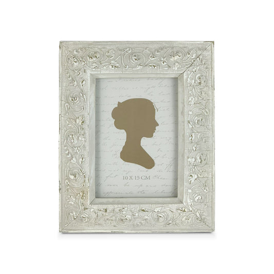 Cornice foto rettangolare Shabby chic Nuvole di Stoffa portafoto Vintage 5265