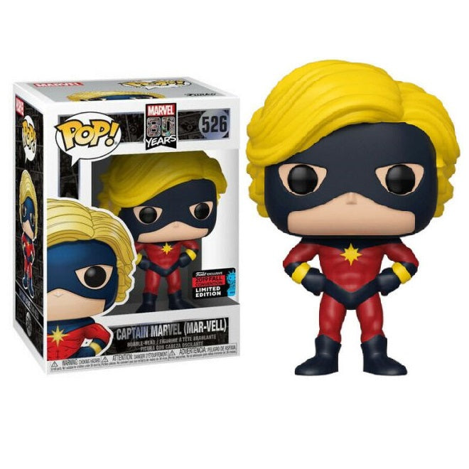 Funko Pop! Marvel 80Years (526) Captain Marvel (Mar-Vell) Limited Edition Figure
