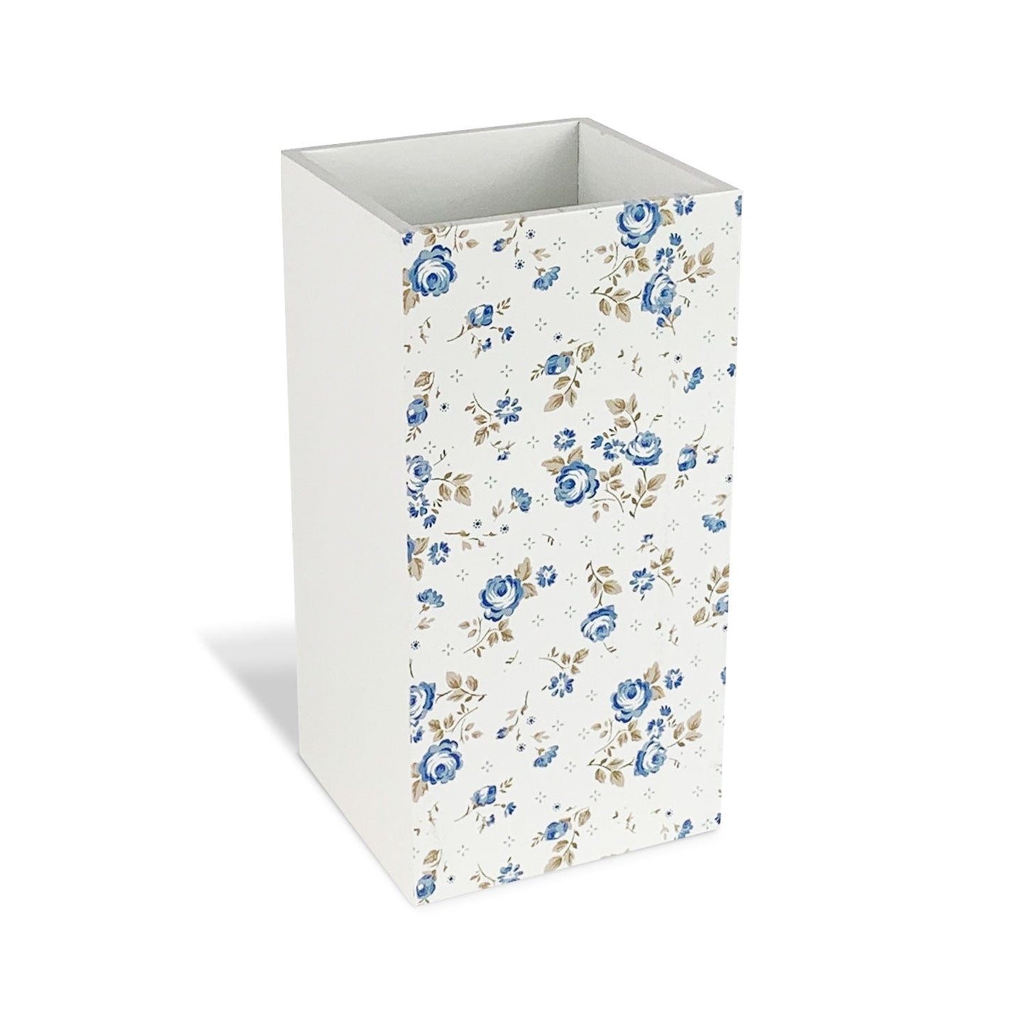 Portaposate verticale in legno Nuvole di Stoffa Shabby chic Camilla fiori 5277
