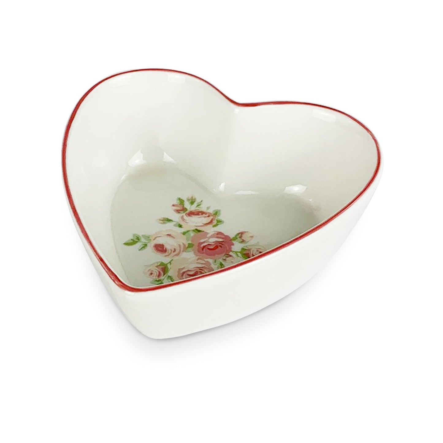 Ciotola Nuvole di Stoffa a forma di Cuore Annette piatti motivo fiori 5295