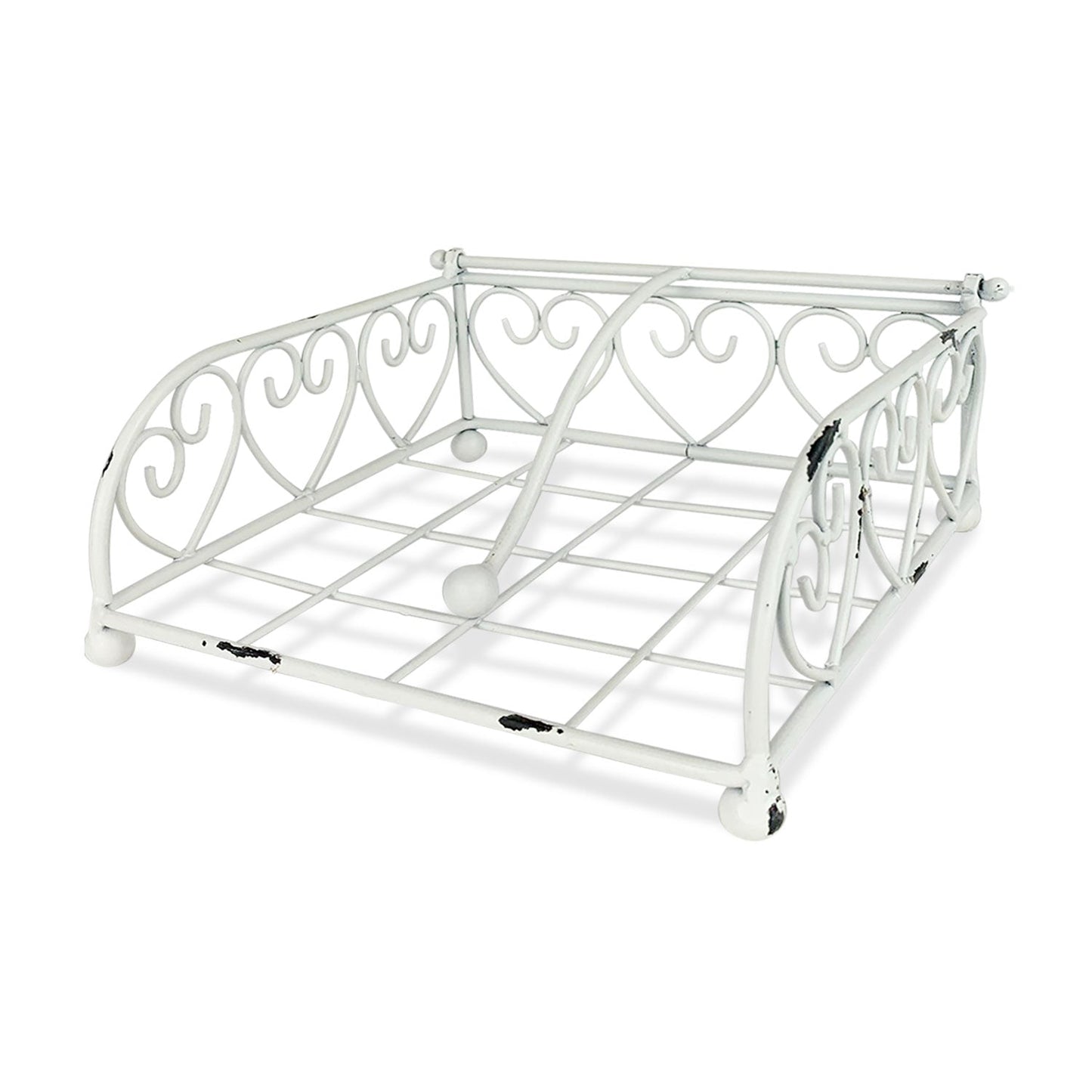 Portatovaglioli in metallo Nuvole di Stoffa Shabby chic stile retrò Vintage 5302