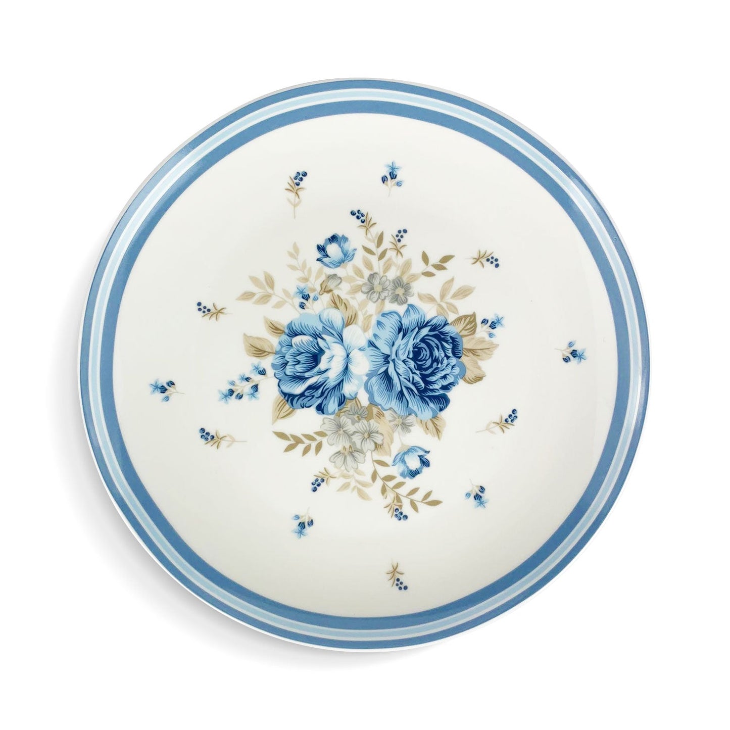 Servizio piatti da dessert Nuvole di Stoffa Shabby chic Camilla fiori 6pz 5323