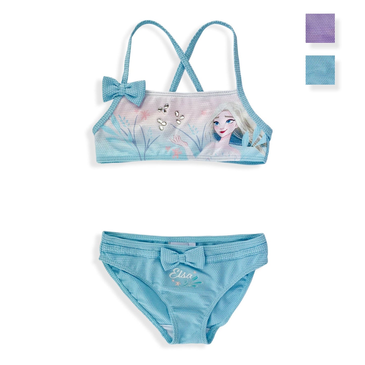Costume 2 pezzi da mare Disney Frozen II ufficiale per bambina piscina 5344