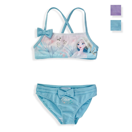 Costume 2 pezzi da mare Disney Frozen II ufficiale per bambina piscina 5344