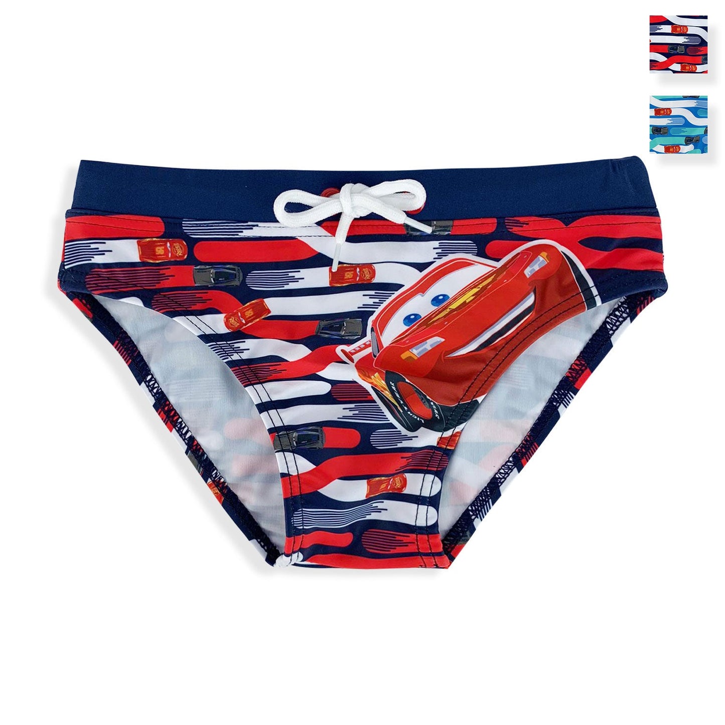 Costume da mare Disney Cars ufficiale Saetta per bambino slip bagno piscina 5353