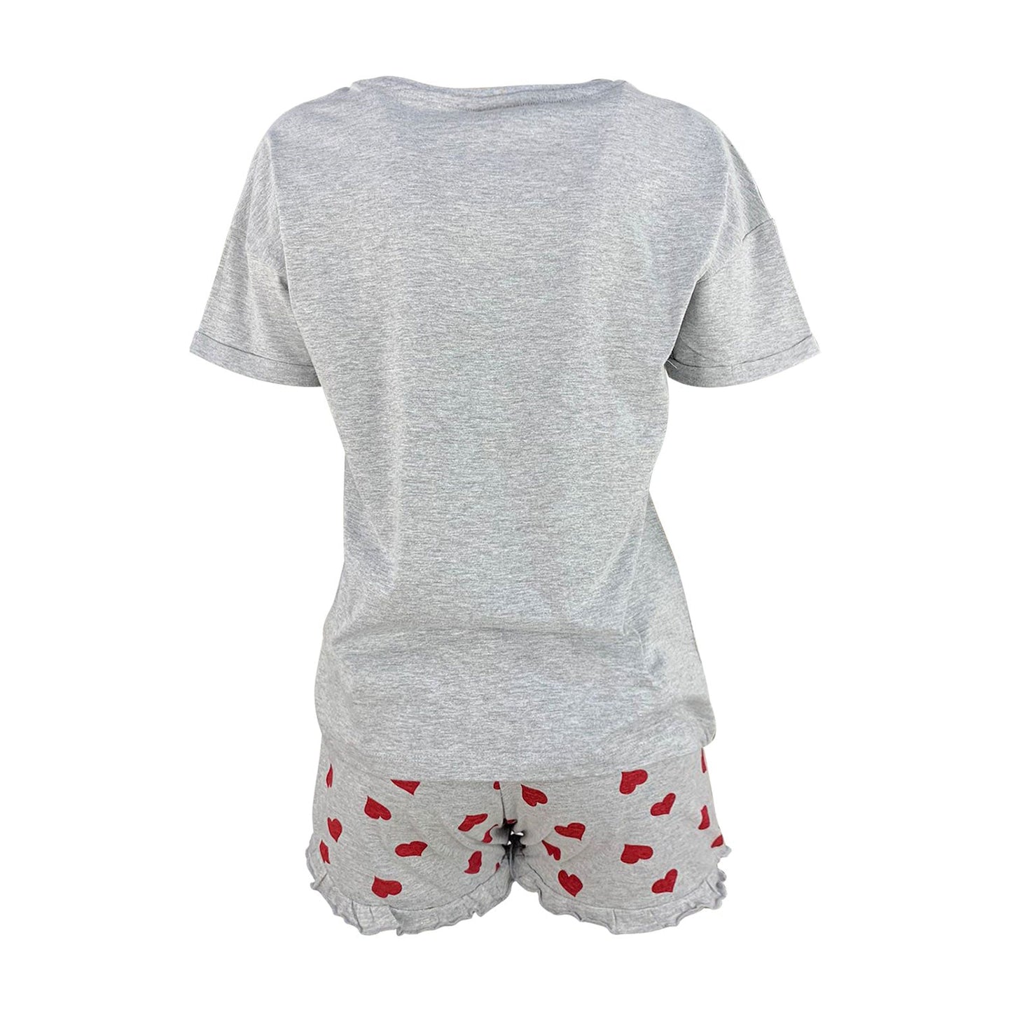 Pigiama corto donna Disney Mickey Mouse t-shirt e pantaloncino in cotone 5364