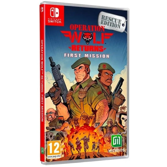Operation Wolf Returns: First Mission Nintendo Switch Game Pal Italian New
