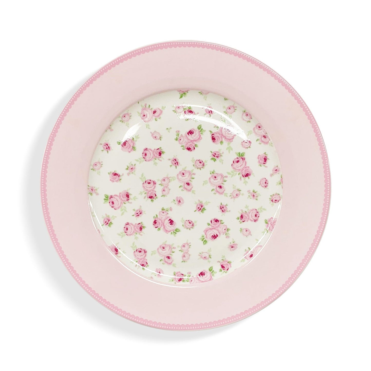 Servizio piatti da dessert Isabelle Rose Tiny Shabby chic porcellana 6pz 5392