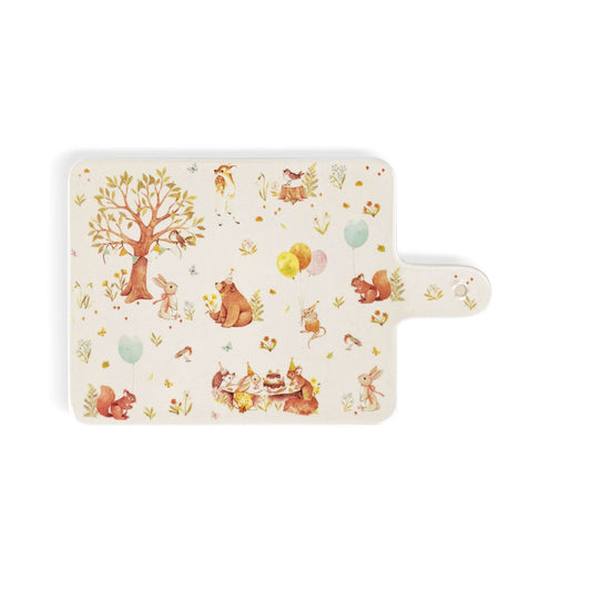 Tagliere in porcellana Isabelle Rose per cucina Shabby chic Forest Party 5406