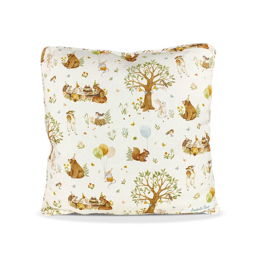 Cuscino arredo Isabelle Rose Shabby Chic Forest party 40x40 cotone Vintage 5411