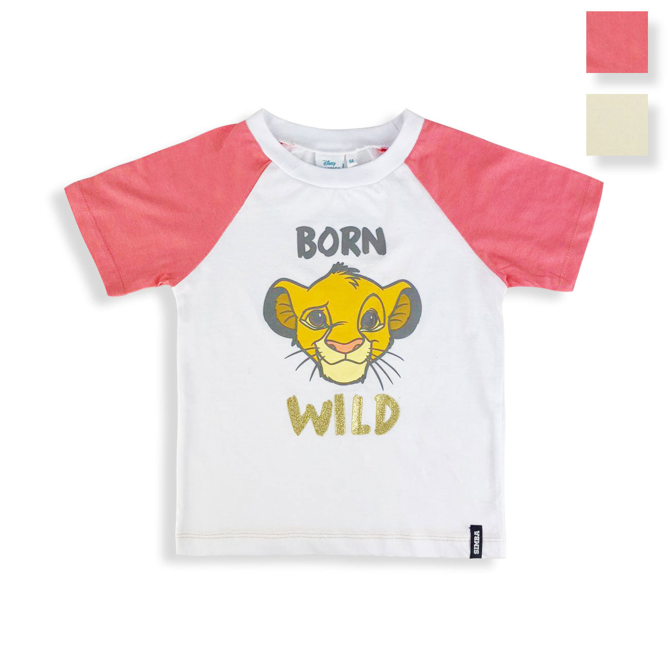 T-shirt Disney Il Re Leone maglietta maniche corte maglia bambina in cotone 5427