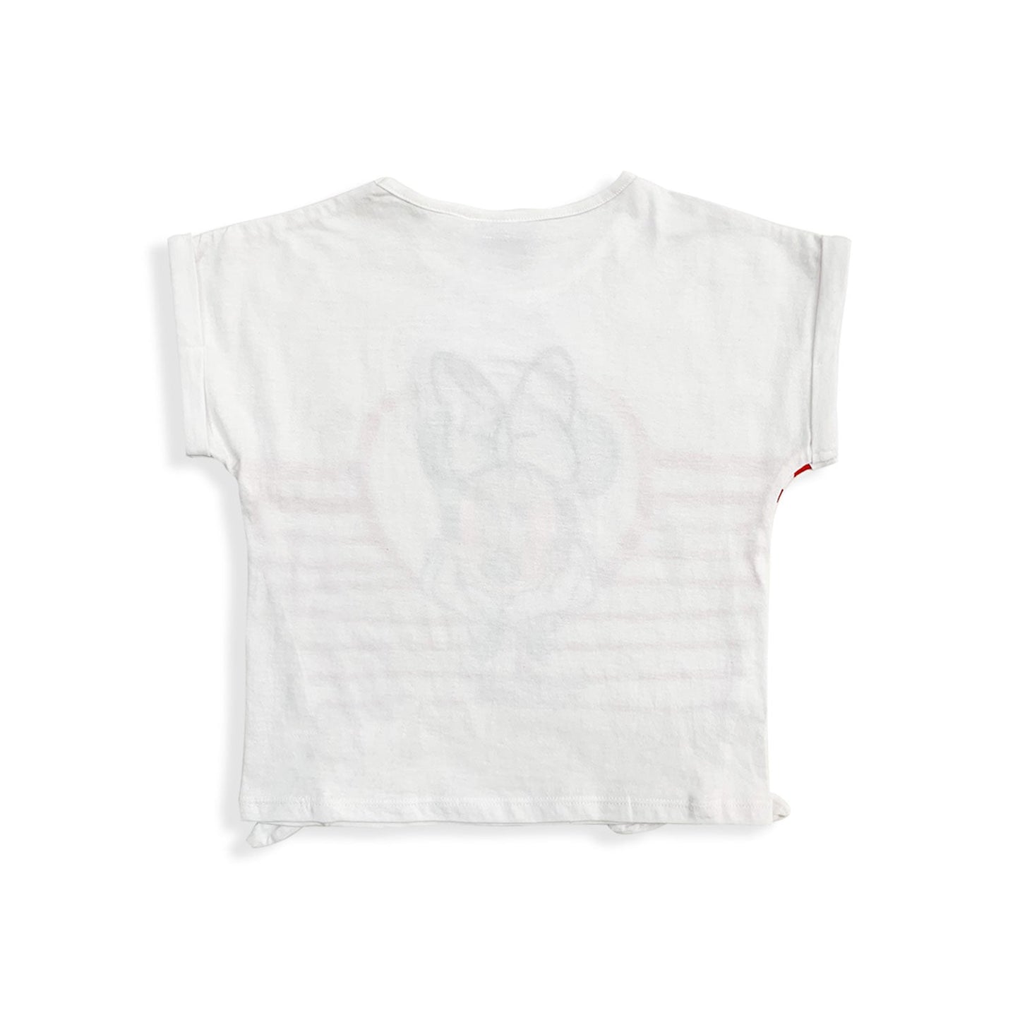 T-shirt Disney Minnie Mouse maglietta maniche corte maglia bambina cotone 5447