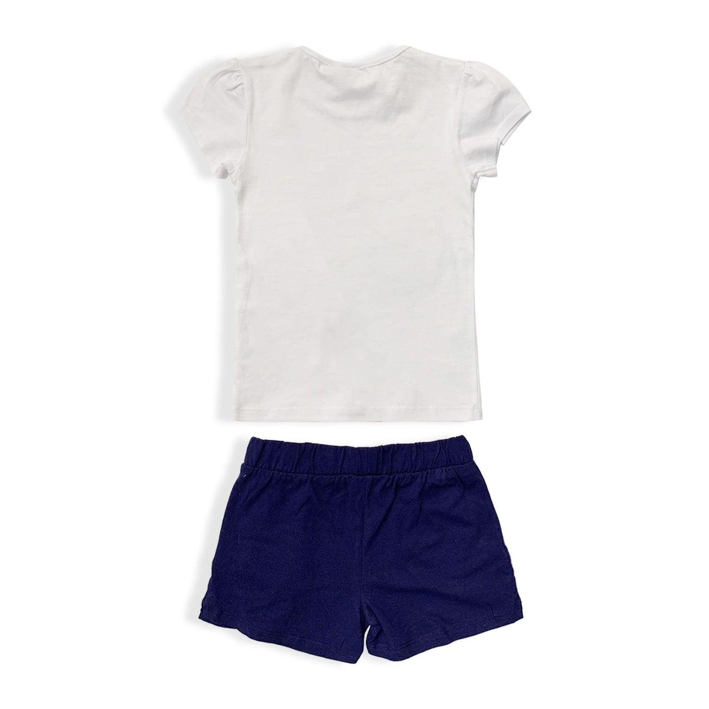 Completo bambina Disney Minnie Mouse t-shirt e pantaloncino in cotone 5452