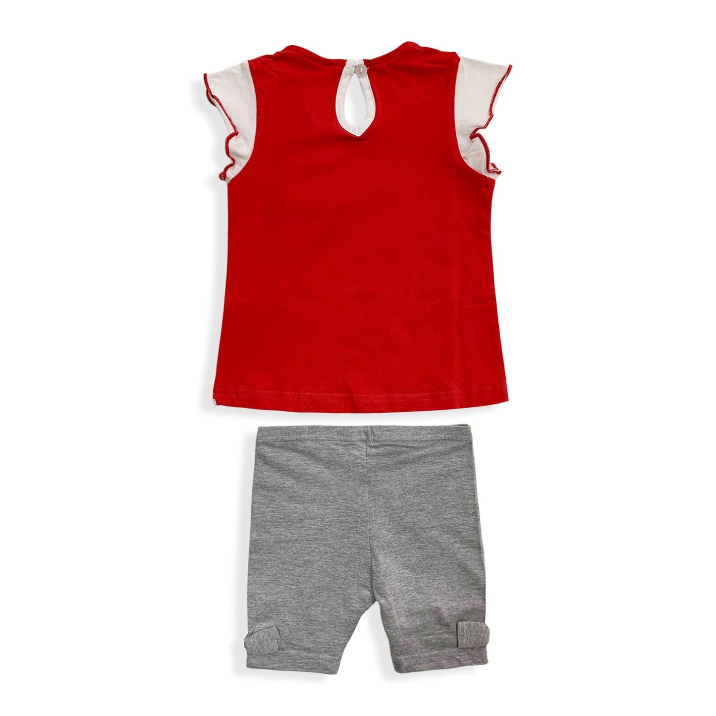 Completino Disney Minnie Mouse in cotone mezze maniche neonato bambina 5493