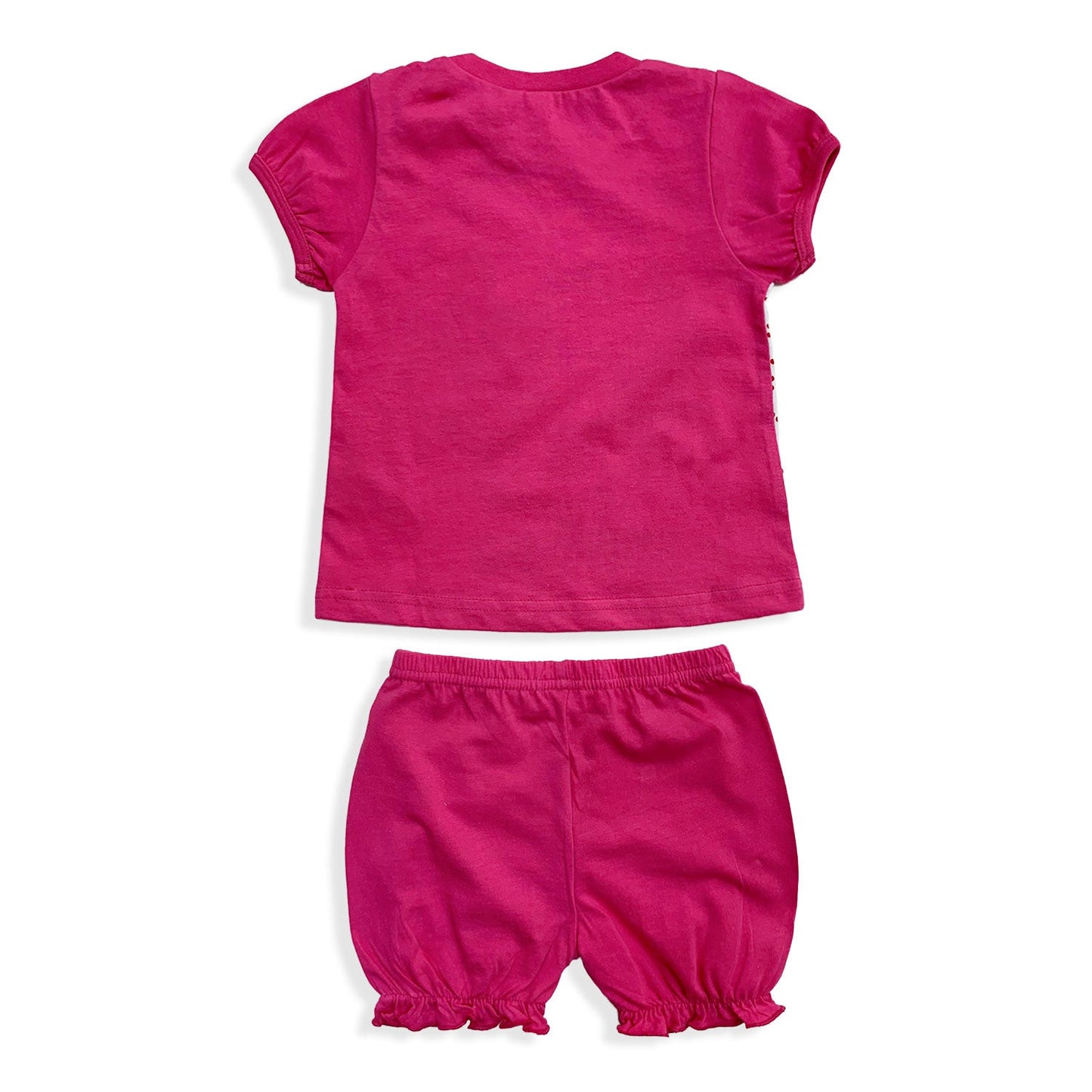 Pigiama Disney Minnie Mouse in cotone mezze maniche neonato bambina 5495