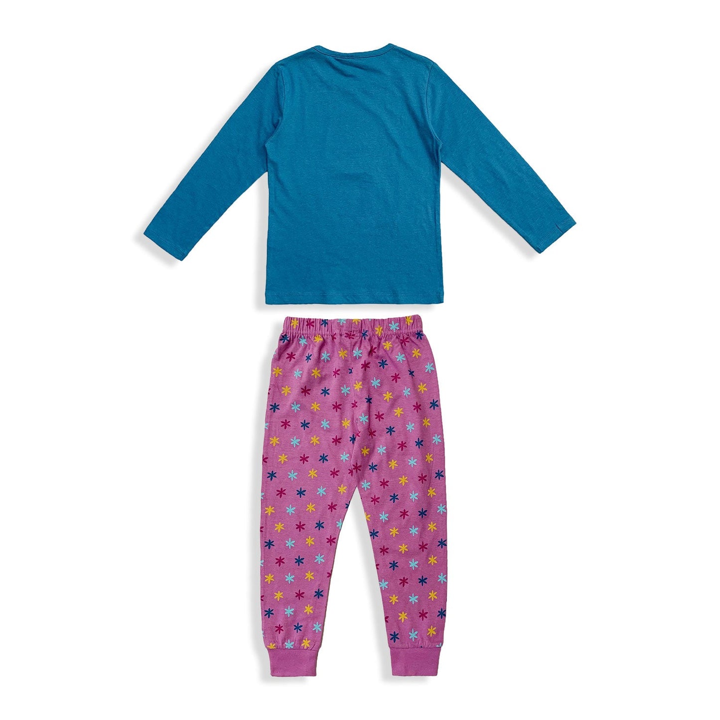 Pigiama Disney Frozen Elsa maniche lunghe bambina ufficiale in cotone 5528