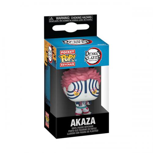 Funko Pop ! Keychain - Animation - Demon Slayer (Akaza) Portachiavi Nuovo